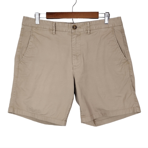 Bonobos Other - Bonobos Men's Tan Travel Outdoors Hiking Chino 7 Inseam Shorts Sz 33